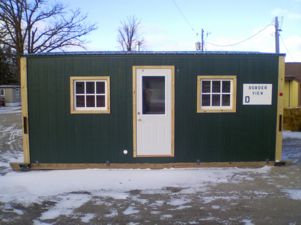 Luxury Ice Fishing Sleeper Houses at Lake of the Woods